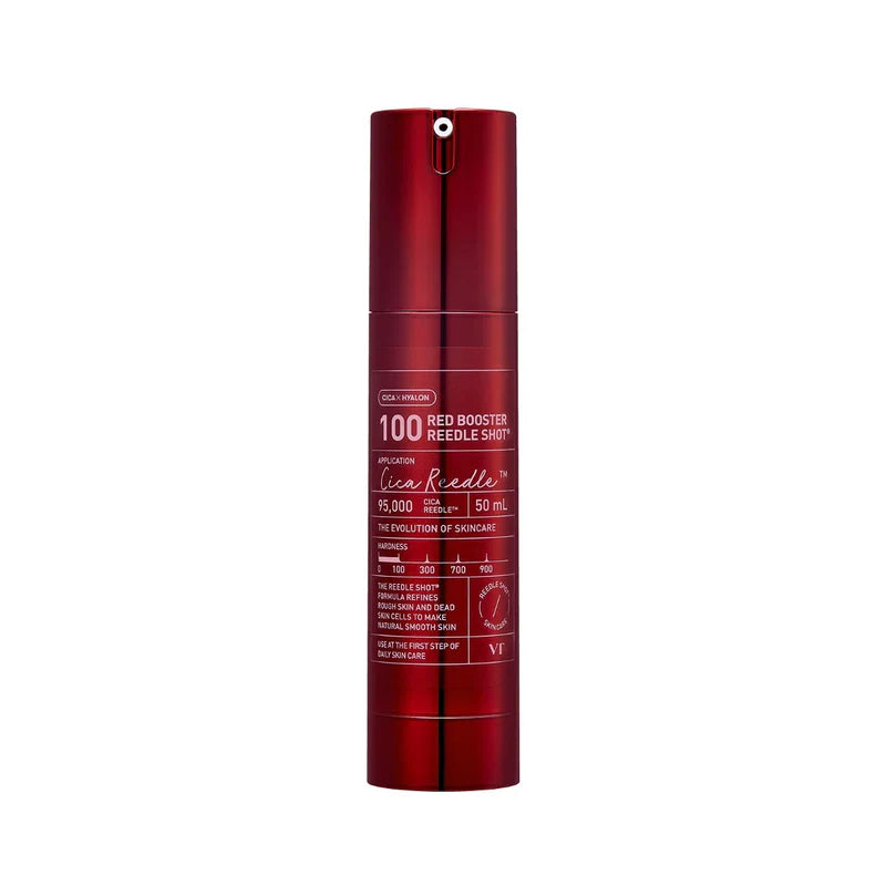 VT COSMETICS - Red Booster Reedle Shot 100 - 50ml | Booster Antioxidante para Firmeza, Luminosidad y Manchas