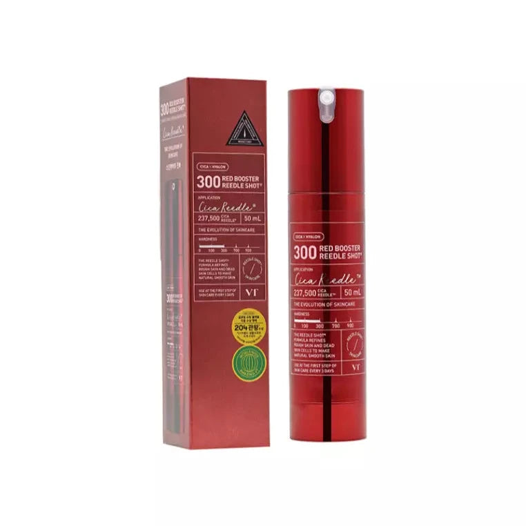 VT COSMETICS - Red Booster Reedle Shot 100 - 50ml | Booster Antioxidante para Firmeza, Luminosidad y Manchas