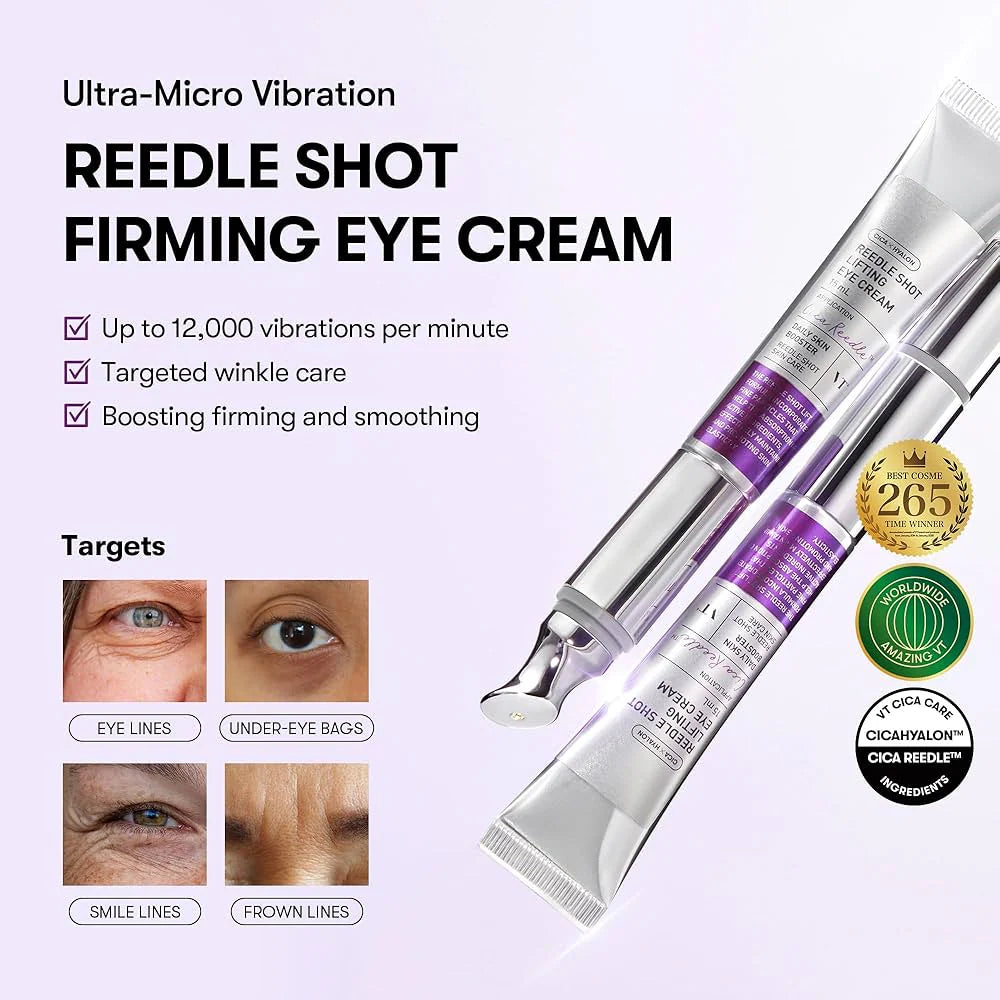 VT COSMETICS - Reedle Shot Lifting Eye Cream 15ml | Contorno de Ojos Reafirmante para Arrugas y Ojeras