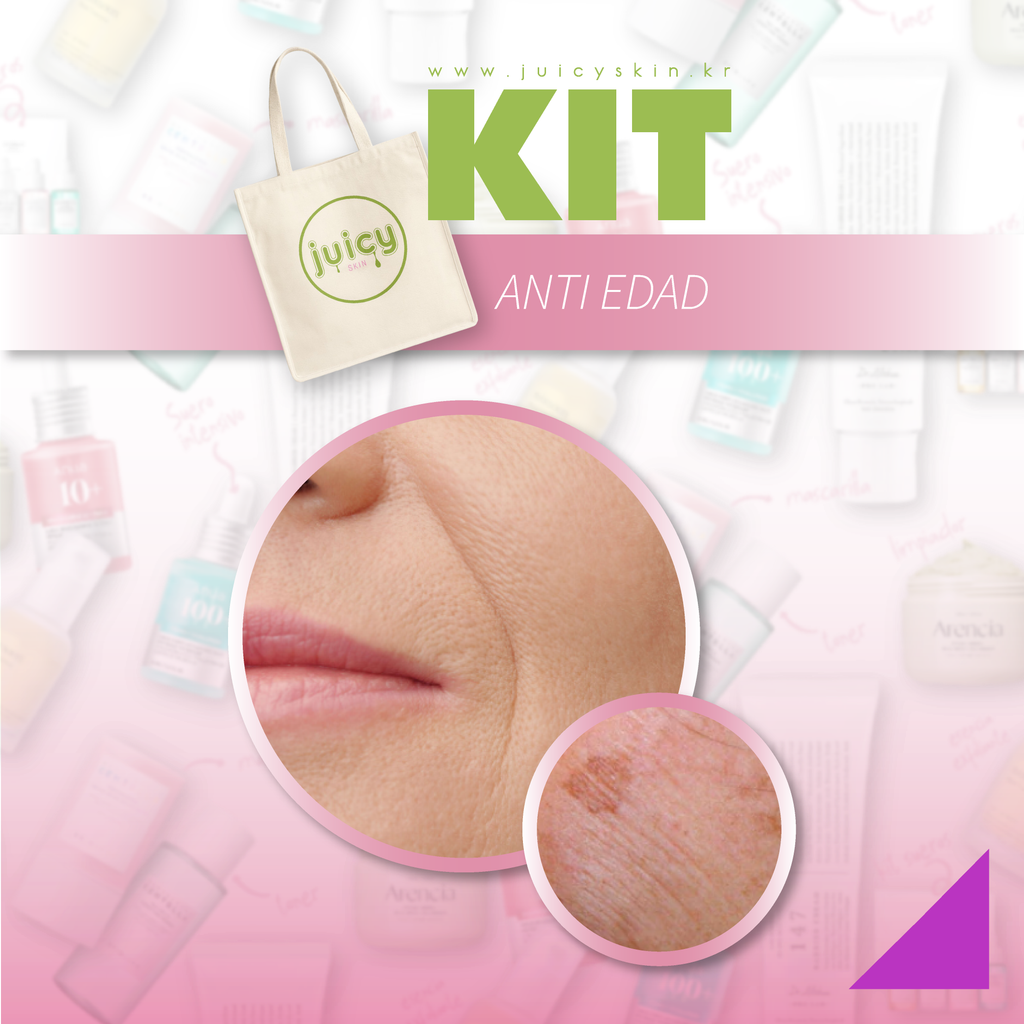 Kit Trío Anti Edad | Luminosidad, Firmeza y Piel Renovada - 3 piezas