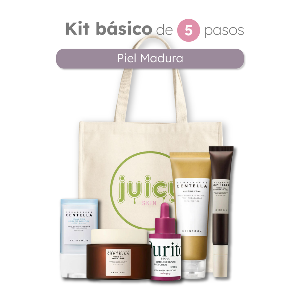 Kit Básico para Piel Madura - Rutina de 5 Pasos