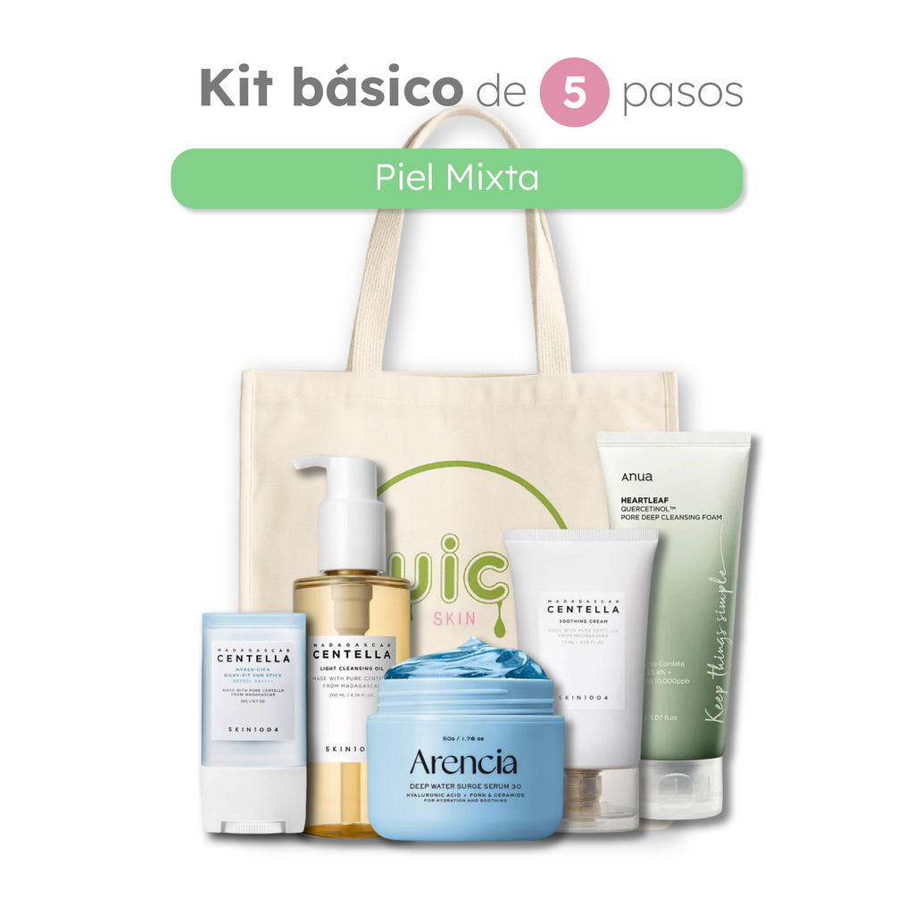 Kit Básico para Piel Mixta - Rutina de 5 pasos