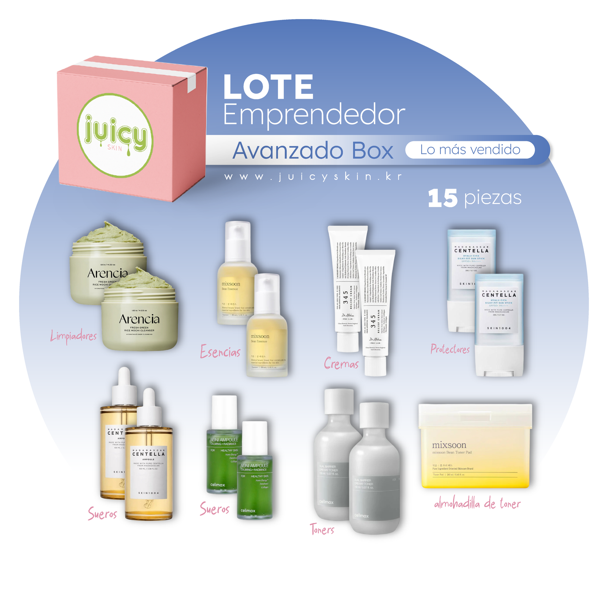 LOTE Emprendedor - Avanzado (15 piezas)